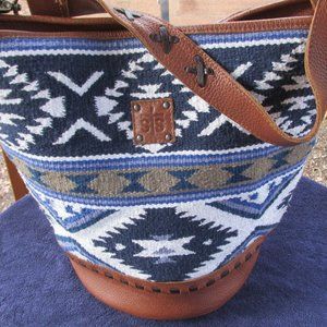STS Ranchwear Durango Serape Shopper Bucket Bag